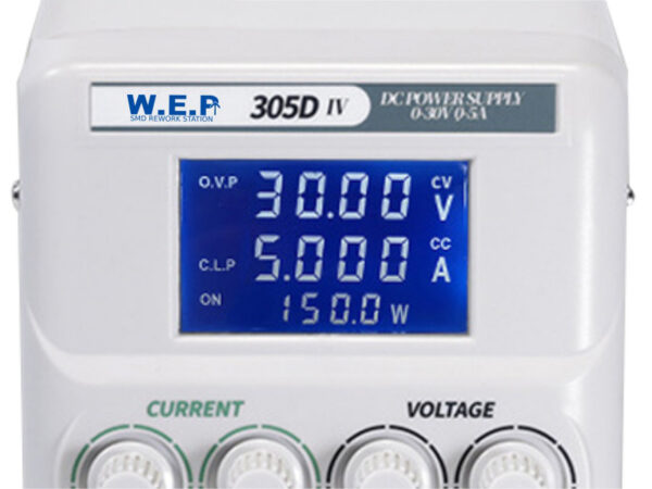 Fuente Regulada Variable Wep 305D-lV / 0-30 V - 5A Digital - Imagen 2