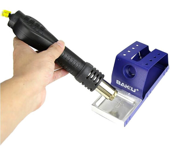 Estación de soldadura 3 en 1 / aire caliente, cautín y fuente regulada / Baku BK909 - Imagen 6