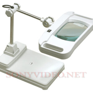 Lámpara con lupa de mesa brazo recto LT-86H