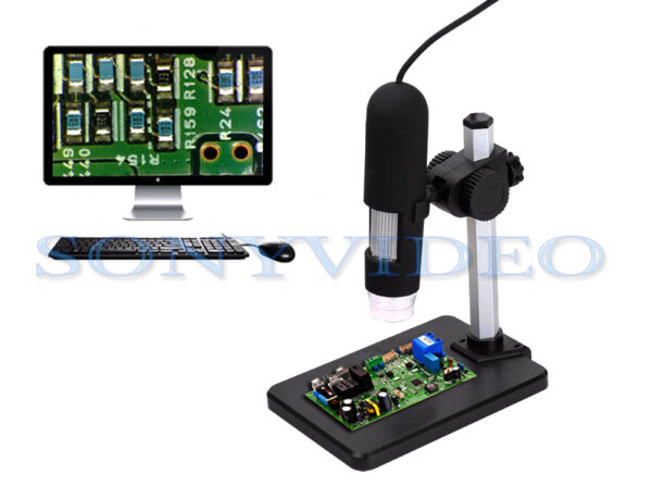 Microscopio digital USB 1000X / eje de aluminio