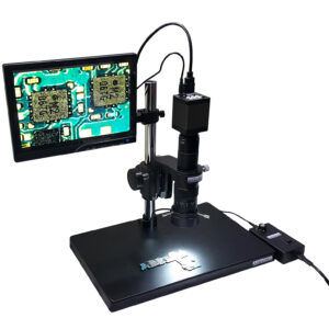 Microscopio OPTICO - DIGITAL 10A+/ zoom100x, cámara 8 mpx HDMI / Monitor LCD de 10.1" / luz led con dimmer