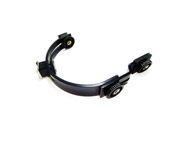 Riel curvo de aluminio para cámara doble zapata