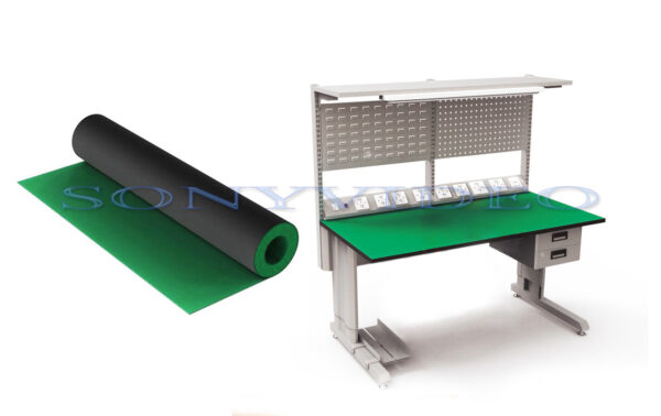 Tapete antiestático para mesa / 1.2mts x 5 mts