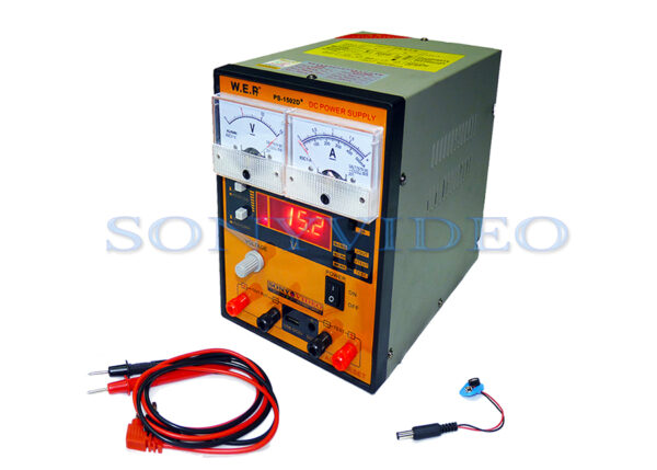 Fuente regulada WEP 1502D+ 15V / 2A