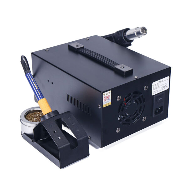 Estación de soldadura 3 en 1 / WEP 853D+5A / aire caliente, cautín y fuente regulada /versión de lujo en ALUMINIO - Imagen 4