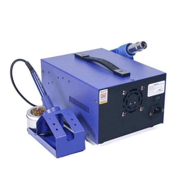 Estación de soldadura 3 en 1 WEP 853D-3A / aire caliente, cautín y fuente regulada 15V / 3A - Imagen 4