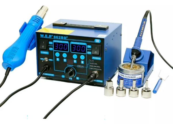 Estación digital de soldadura 2 en 1 / WEP 862 BD+