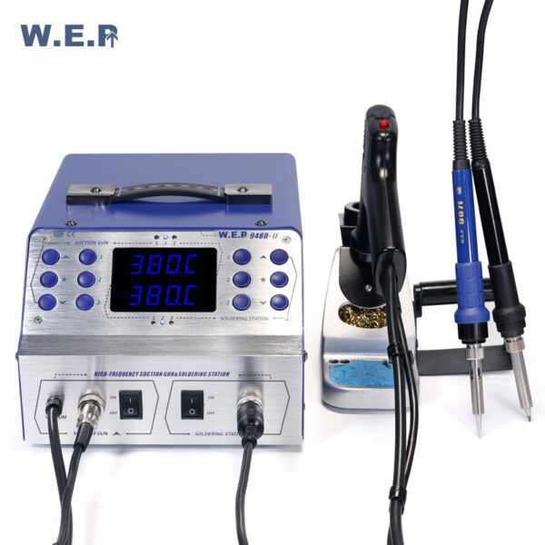 Estación de soldadura y desoldadura HF / 3 en 1 WEP 948D-II - Imagen 2