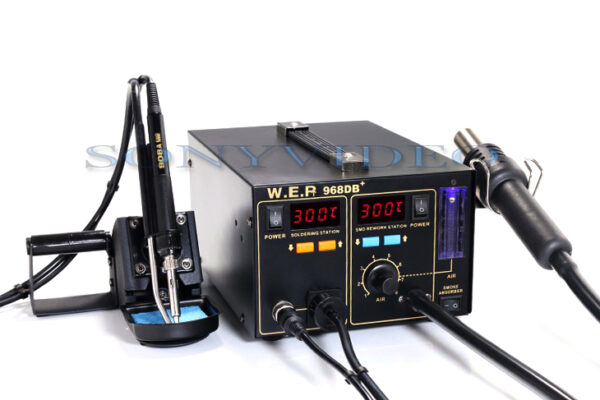 Estación de soldadura 3 en 1 WEP 968 BD+ (con succionador de humo en cautín)