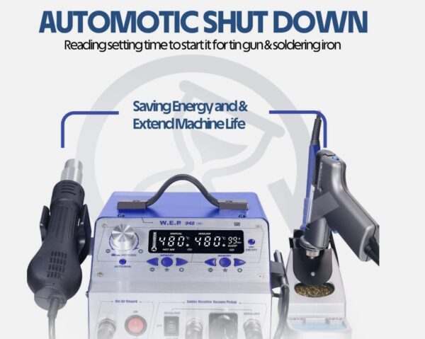 Estación soldadora y desoldadora / 4 en 1 WEP 948 II - Imagen 2