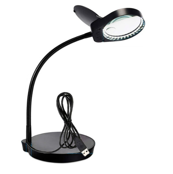 Lámpara con lupa luz LED, 10X, dimmer / PD-04S