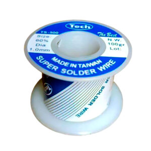 Soldadura (alambre)TECH 1 mm Ø x 100 grs / 60-40 con núcleo de resina / TS500
