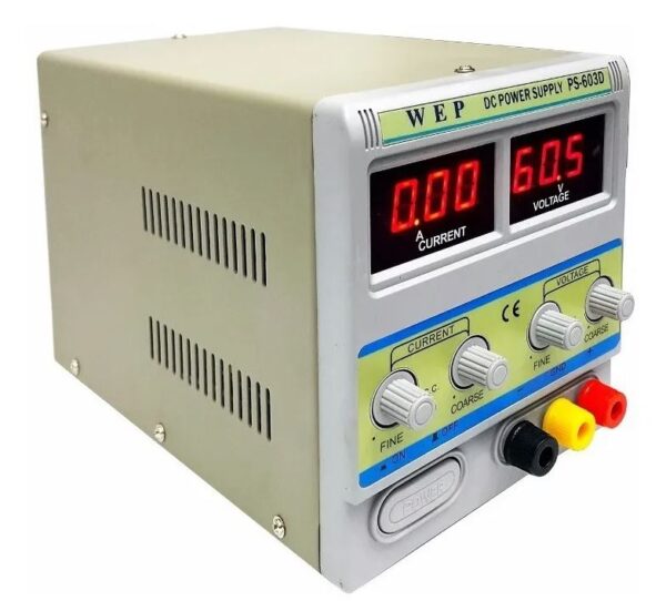 Fuente regulada variable WEP 603 - 60V / 3 A