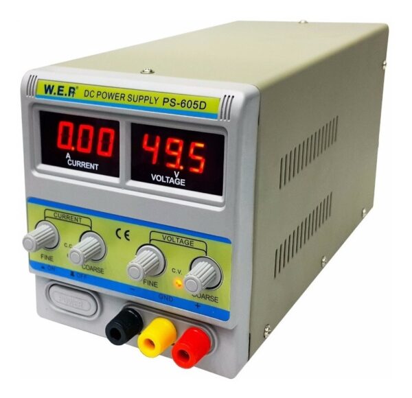 Fuente regulada variable WEP 605 D - 60V / 5 A