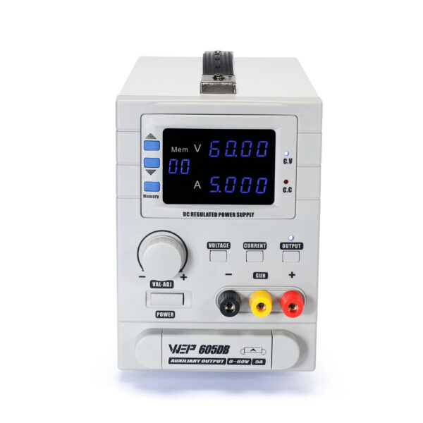 Fuente Regulada Variable Wep 605 DB / 0-60 V - 5A / 60 Storage - Imagen 2