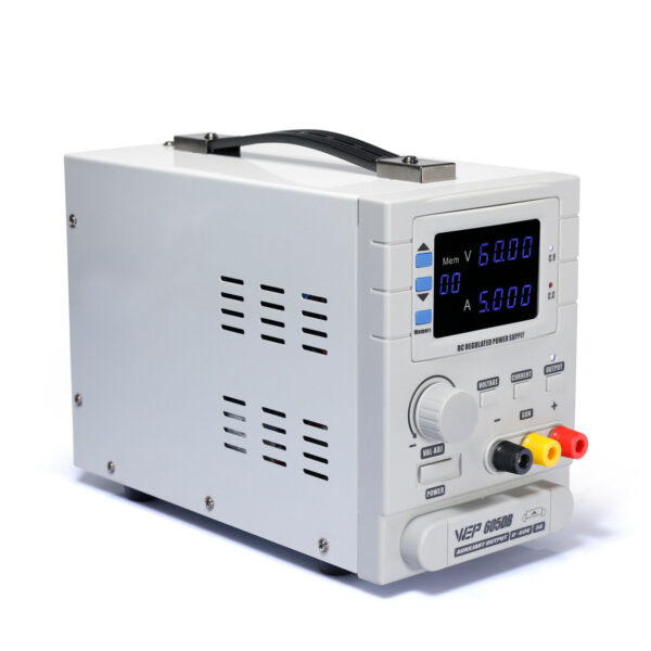 Fuente Regulada Variable Wep 605 DB / 0-60 V - 5A / 60 Storage - Imagen 3