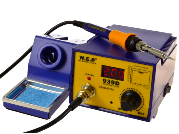 Estación de cautín SMD display digital WEP 939 D