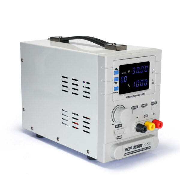 Fuente Regulada Variable Wep 3010DB / 0-30 V - 10A / 60 Storage - Imagen 2