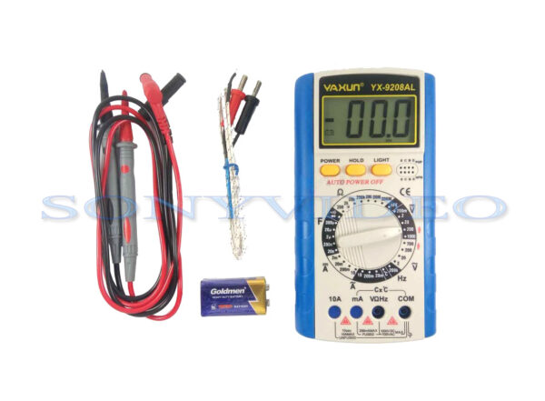 Multimetro digital Yaxun YX 9208 AL