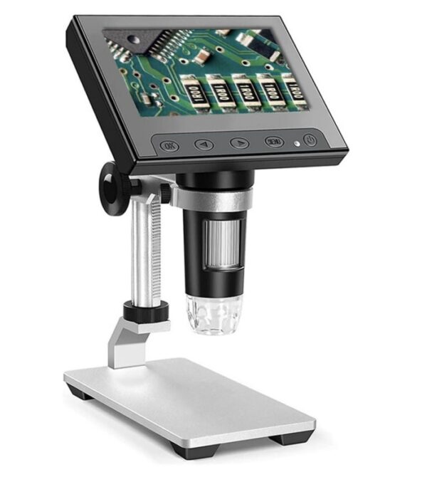 Microscopio con pantalla LCD 4.3/ Base aluminio - Imagen 4
