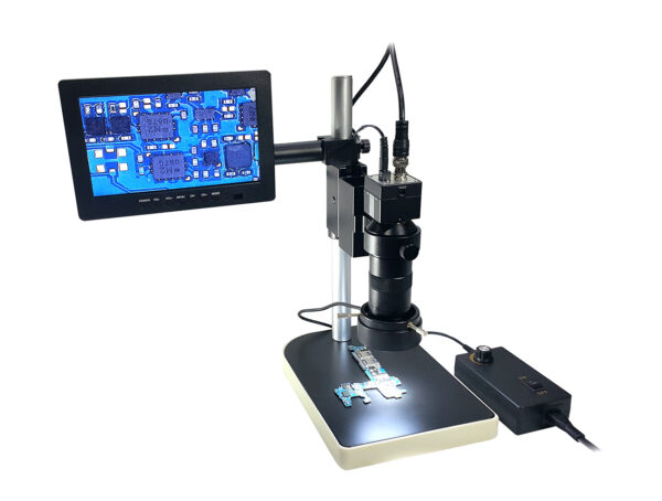 Microscopio OPTICO-DIGITAL 10BB / Zoom 60X / monitor LCD 7"/ luz Led con dimmer