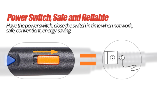 Cautín WEP 928-D 60 Watts / control de temperatura (90°C-480°C)/ Display LCD / Función "Sleep" / base y esponja - Imagen 6