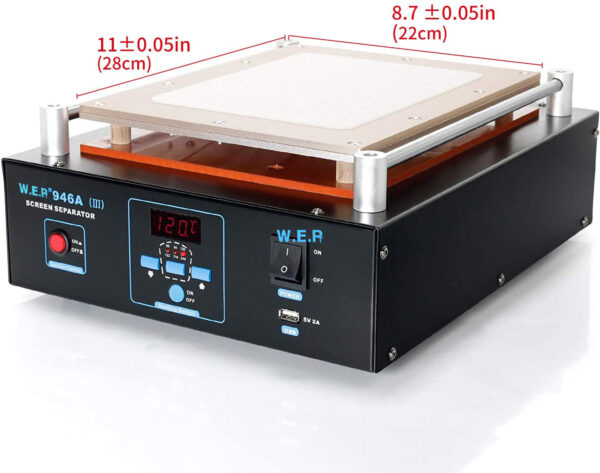 Plancha separadora de LCD gran formato WEP 946A - Imagen 4