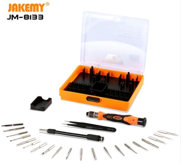 Set Destornilladores para ensamble y desensamble JAKEMY / JM-8133 / Estuche - Imagen 2