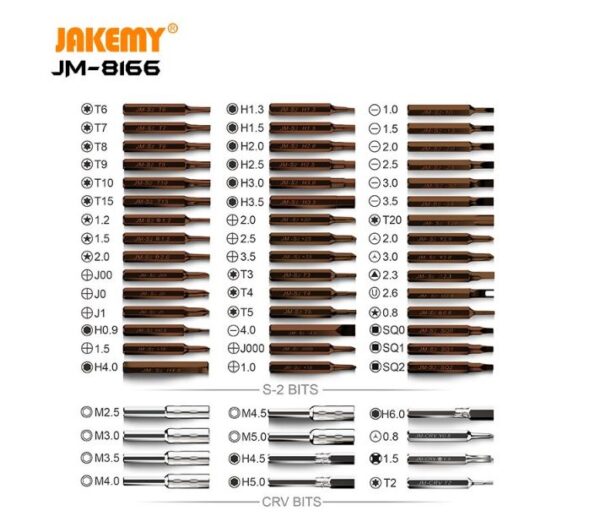 Set Destornilladores JAKEMY / JM-8166 - Imagen 3