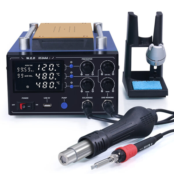 Estación De Soldadura 3 En 1 / Wep 853 AAA-I /con Plancha separadora - Imagen 4