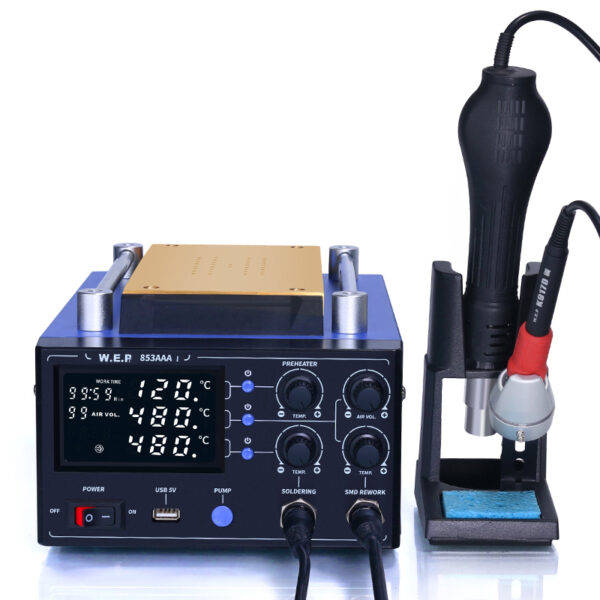 Estación De Soldadura 3 En 1 / Wep 853 AAA-I /con Plancha separadora - Imagen 6