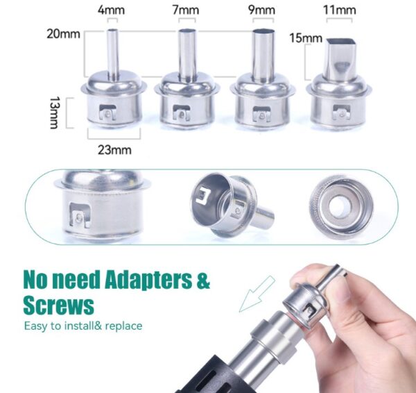 ESTACION PROFESIONAL DE AIRE CALIENTE / WEP 993DM-IV - Imagen 6