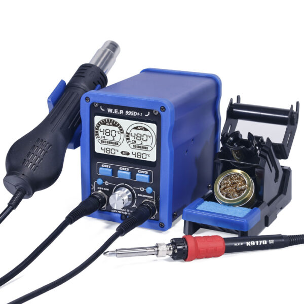 Estación De Soldadura Digital 2 En 1 / 820 Watts / Wep 995 D+I - Imagen 4