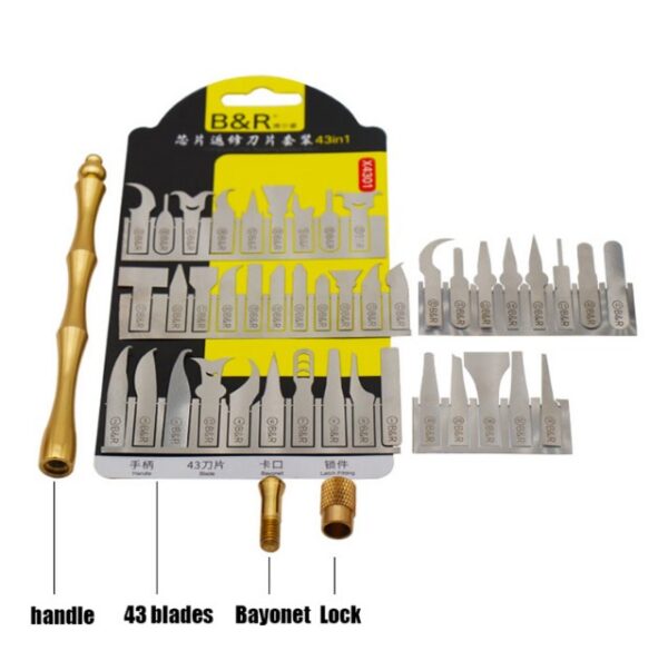 Set de herramientas para desmontaje 43 en 1 / B & R - Imagen 3