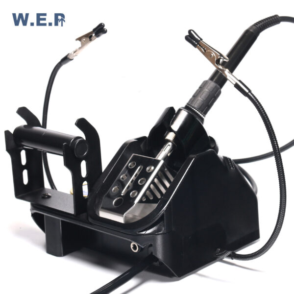 Estación de Cautín Wep 926 LED IV / 60 Watts / control de Temperatura, caimanes y lupa - Imagen 2