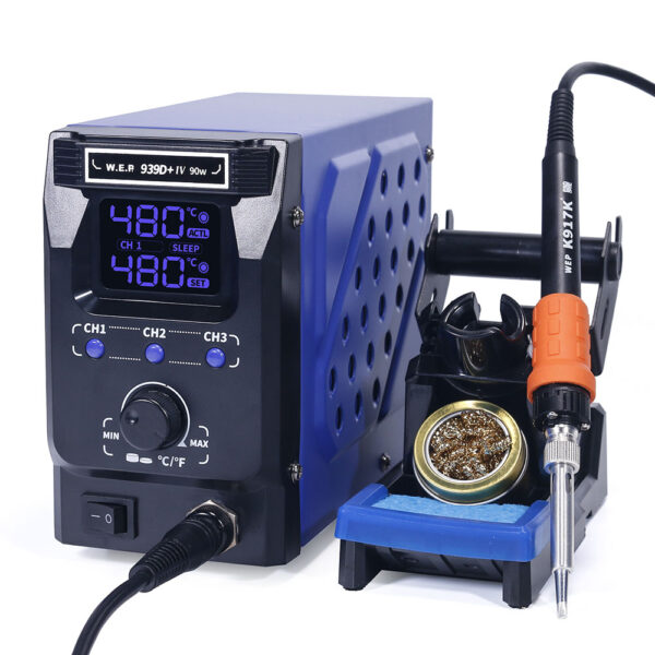 Estación de cautin SMD digital WEP 939 D+IV / 90 watts