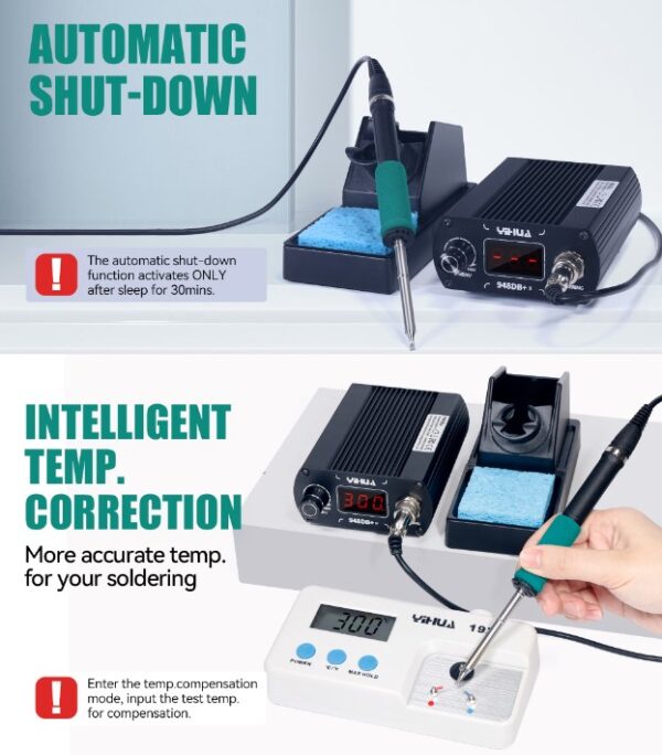 Estación Cautín Digital / cartucho T12 / Wep 948DB+II - Imagen 6