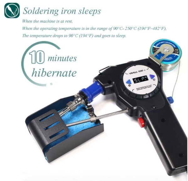 Cautín con auto Alimentacion Tipo Pistola / Wep 929 DII /60 W - Imagen 4