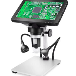 Microscopio digital portátil con pantalla LCD 7"/ Base aluminio / doble luz / DM9A