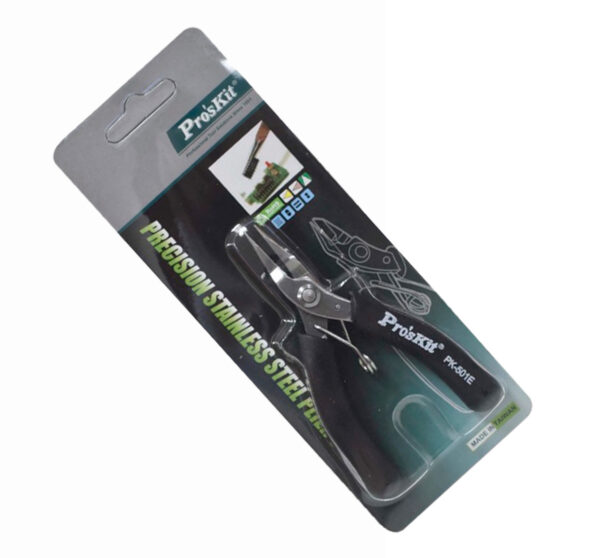 Pinza de precisión pequeña Pro'skit 4" profesional PK-501E - Imagen 4