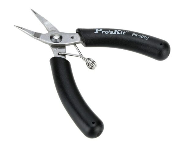 Pinza de precisión pequeña Pro'skit 4" profesional PK-501E