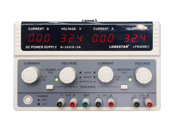 Fuente regulada variable DUAL - LPS 323 D-II / 0 - 32V 3A x 2 / 5V - 3 A - Imagen 3
