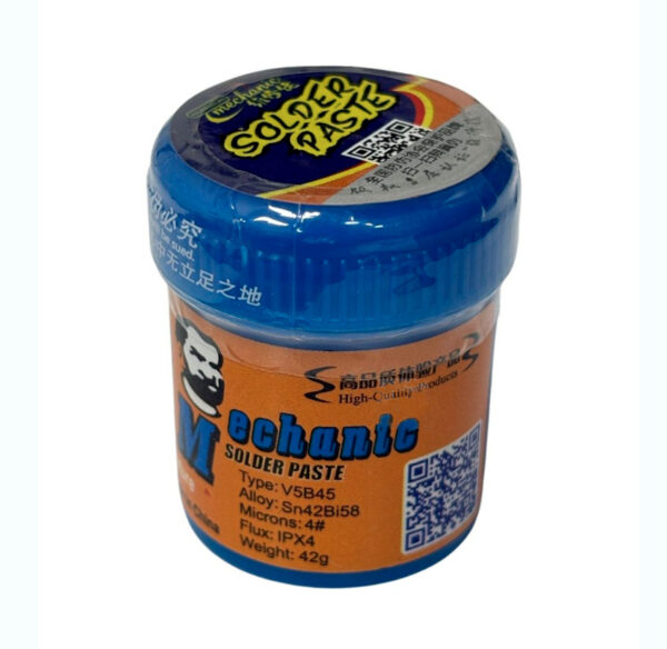 Soldadura en pasta MECHANIC V5B45 138°C / Sn-Bi 42/58