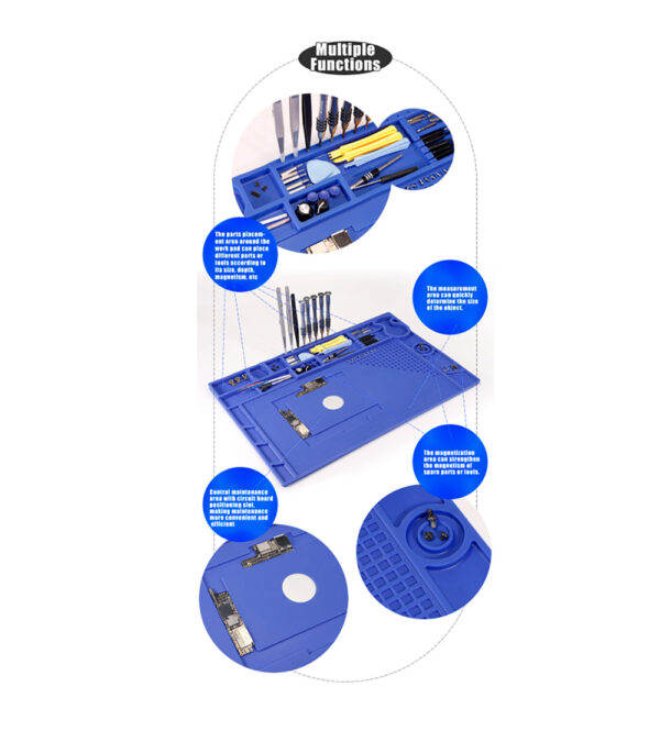 Tapete caucho siliconado para servicio técnico M180 / Alta Calidad - Imagen 2