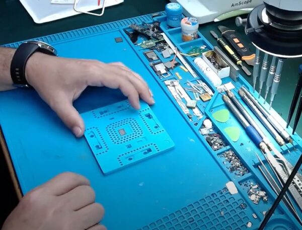 Mini Tapete siliconado blando para Reballing / MP HHT - Imagen 9