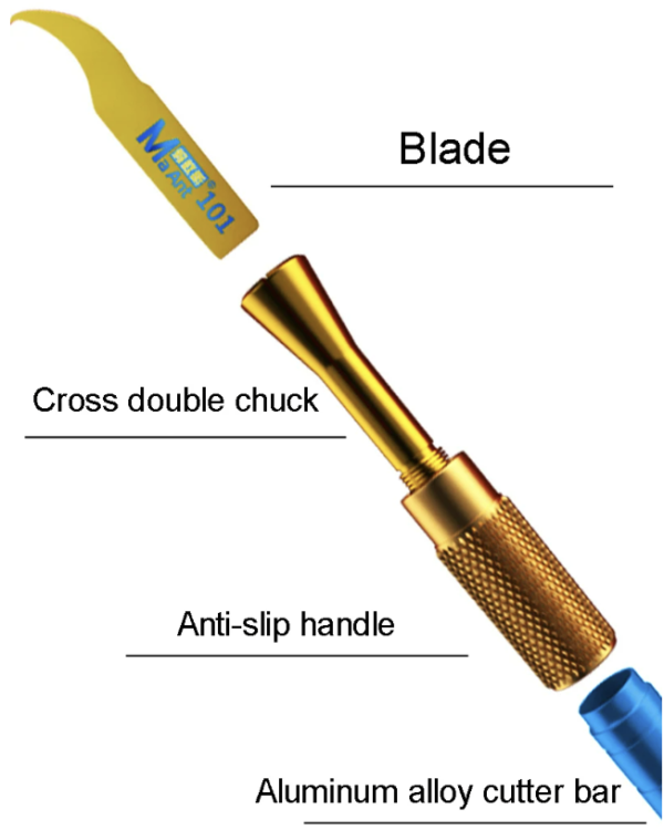 SET DE CUCHILLAS para remover pegante de IC / MY101 - Imagen 4