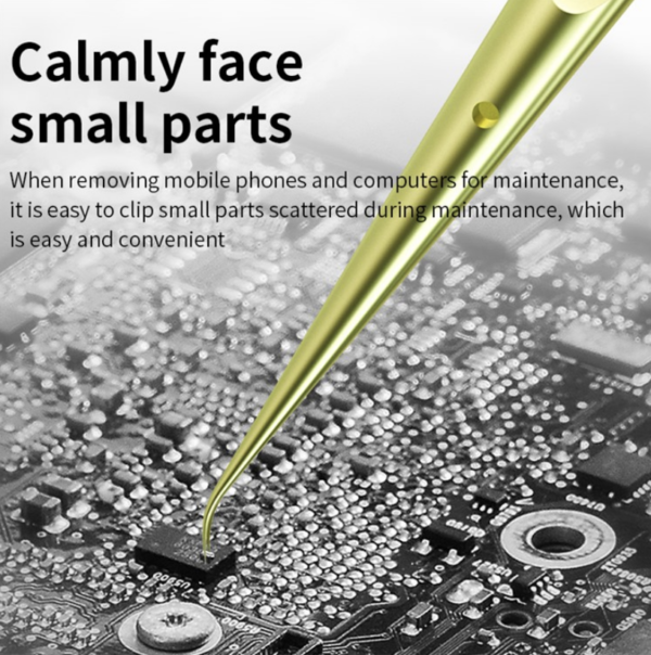 PINZA DE PRECISIÓN TITANIO TA-2 / curva