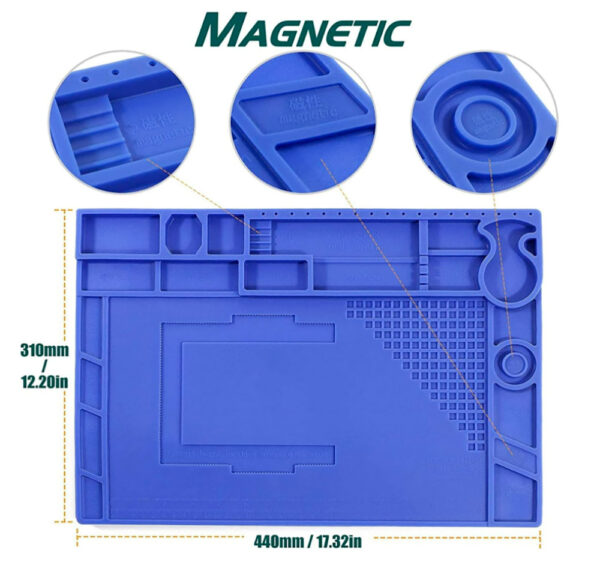Tapete caucho siliconado para servicio técnico M180 / Alta Calidad - Imagen 4