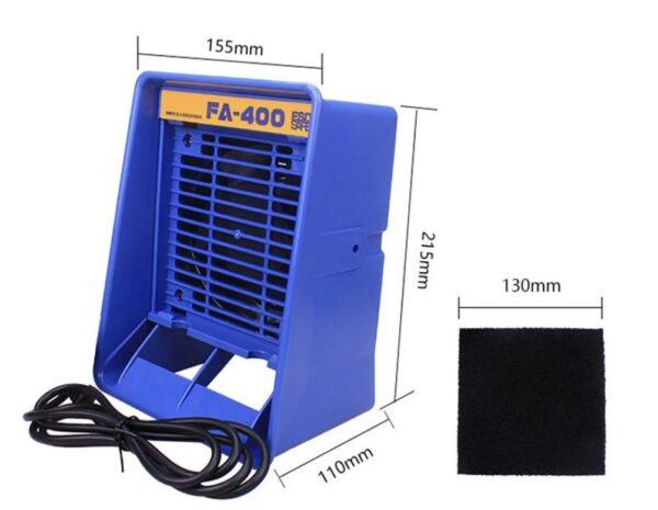 Extractor de humo sobremesa con filtro de carbón / FE400 - Imagen 2