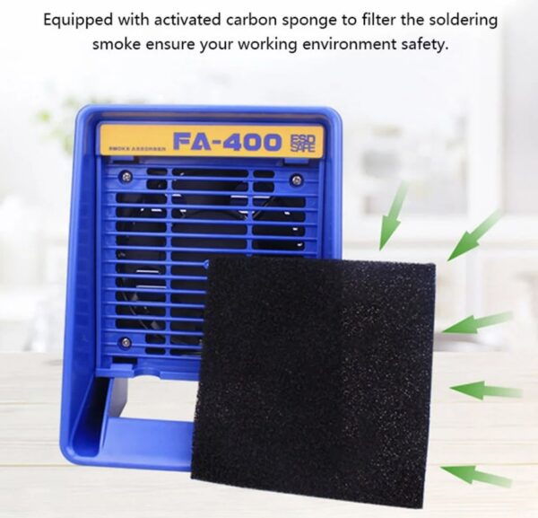 Extractor de humo sobremesa con filtro de carbón / FE400 - Imagen 4